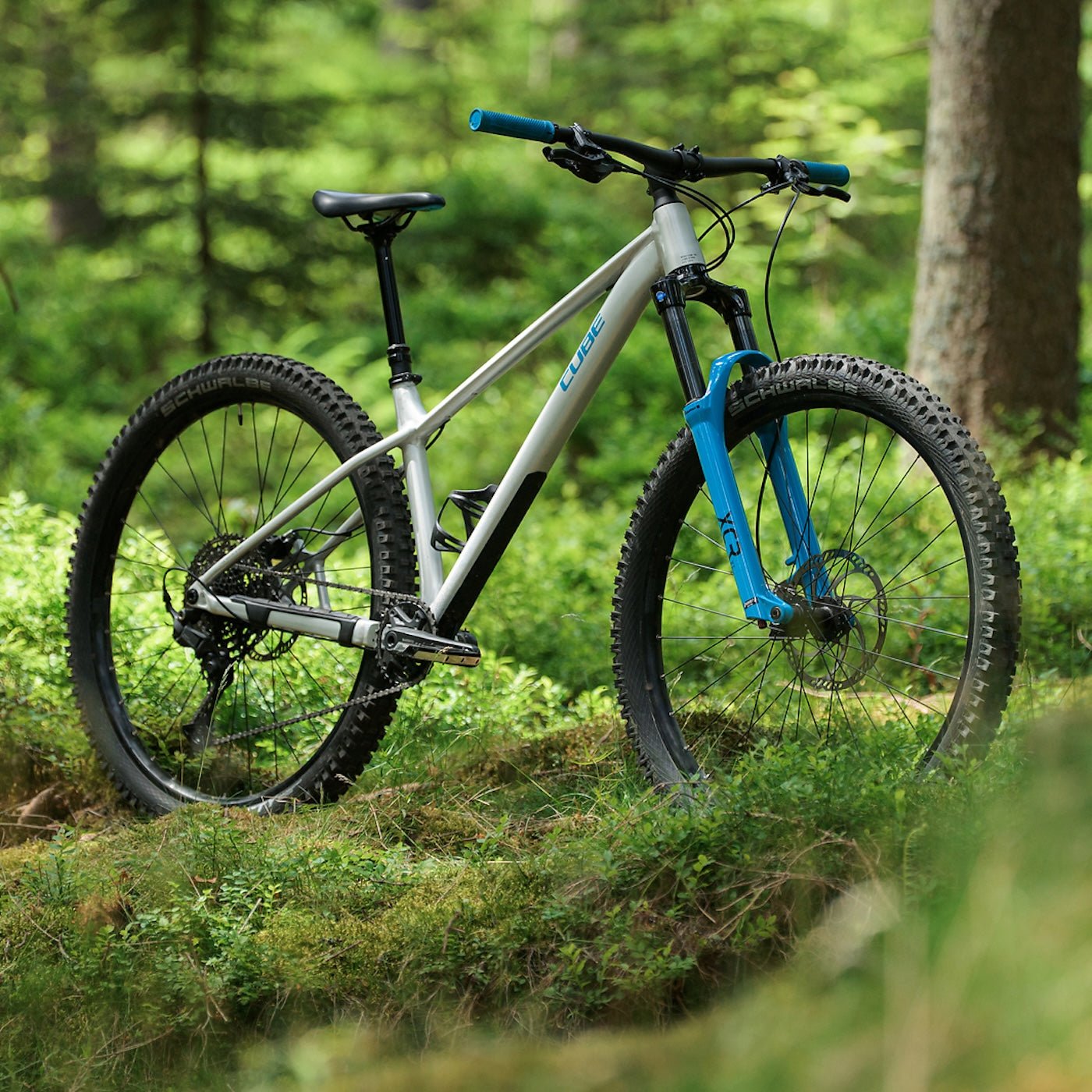 CUBE REACTION TM ONE 29 mountain bike - rawmetal´n´blue 2026 - CUBE - Evelostore