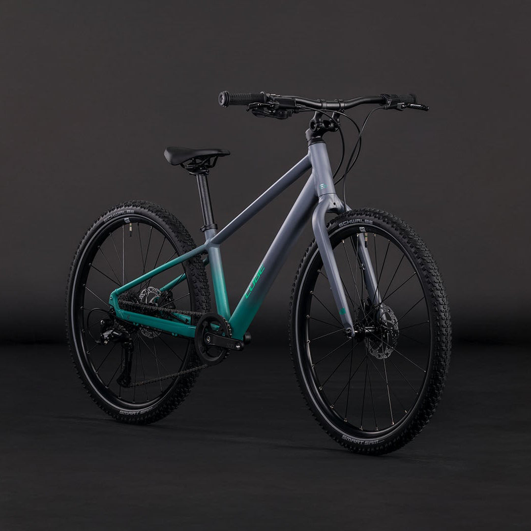 CUBE NUMOVE 240 DISC children bicycle - lavagrey´n´coolgreen