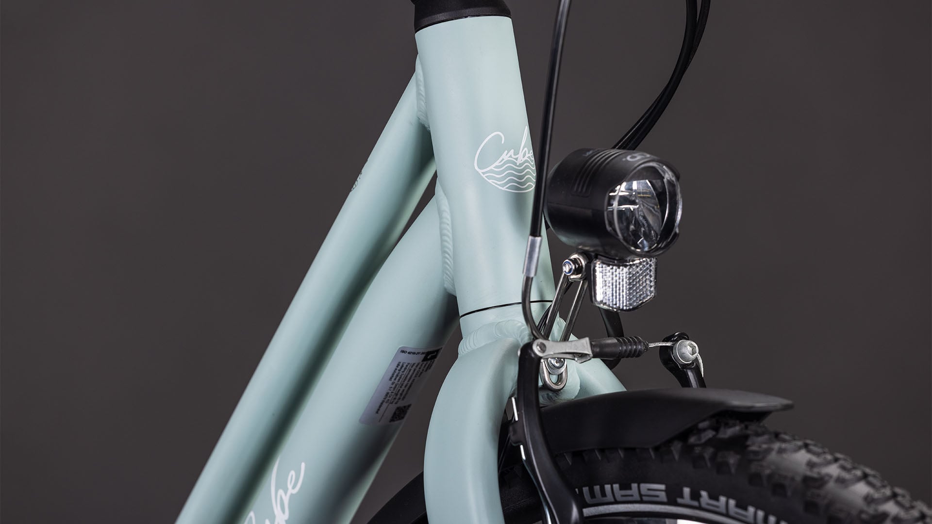 Bicicleta infantil CUBE NUMOVE 240 - verde mar y verde