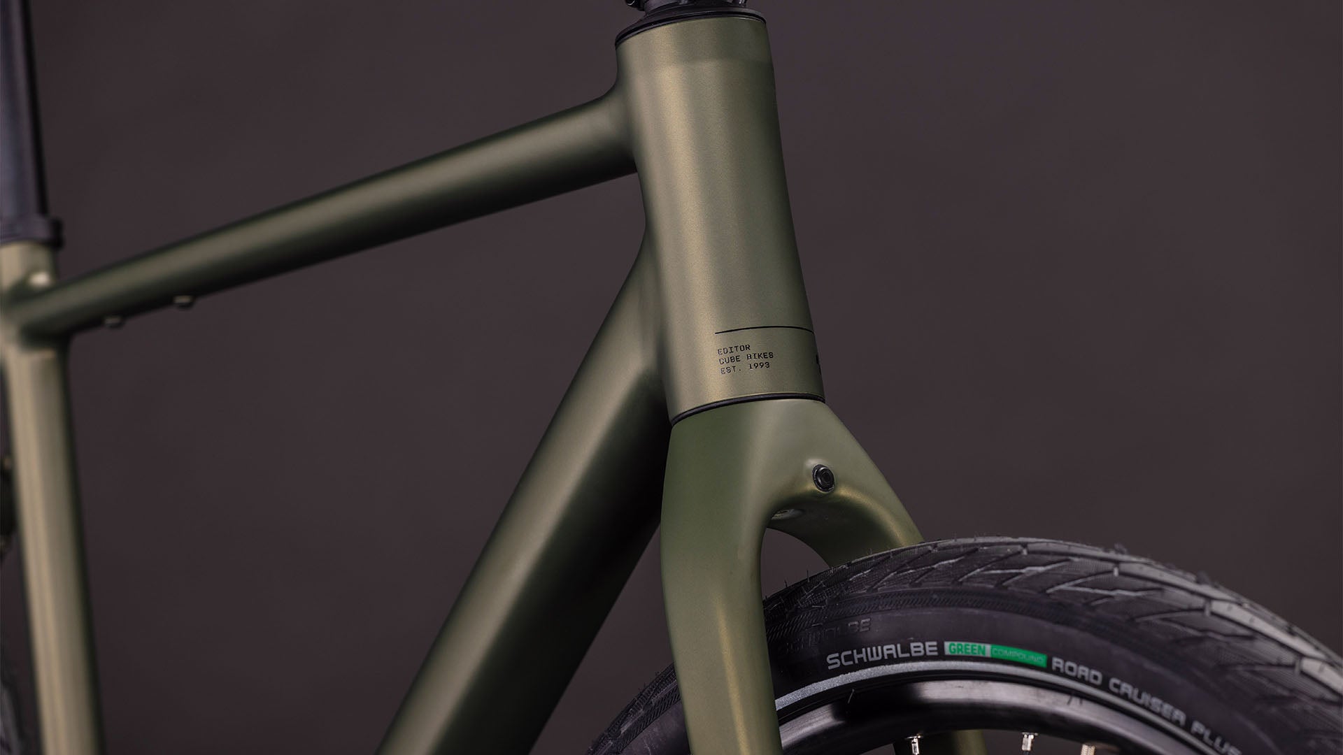 CUBE EDITOR ONE Citybike – reedgreen´n´black