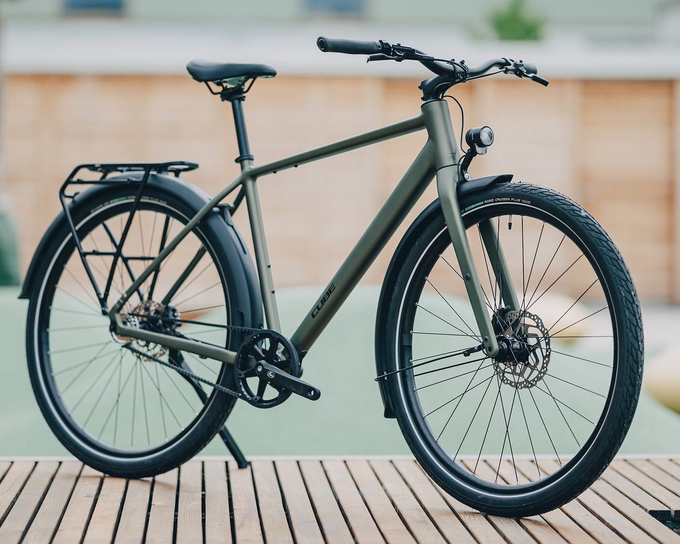 CUBE EDITOR ONE FE komforta velosipēds - reedgreen´n´black