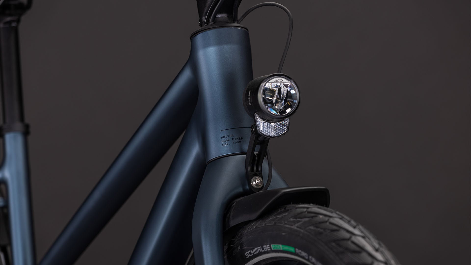 CUBE EDITOR PRO FE pilsētas velosipēds - mineralblue´n´chrome
