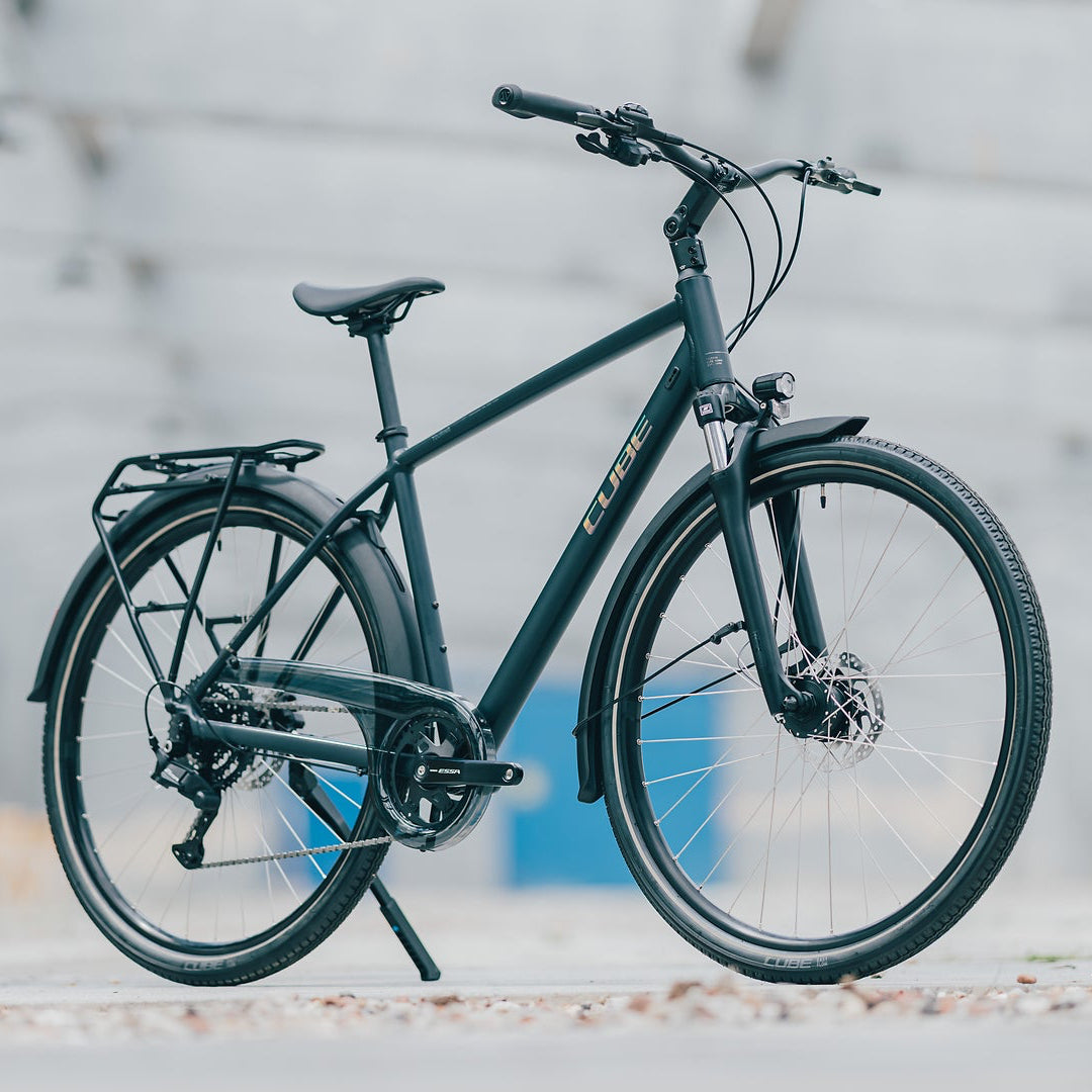 CUBE TOURING ONE 28 trekking bike - night n chrome