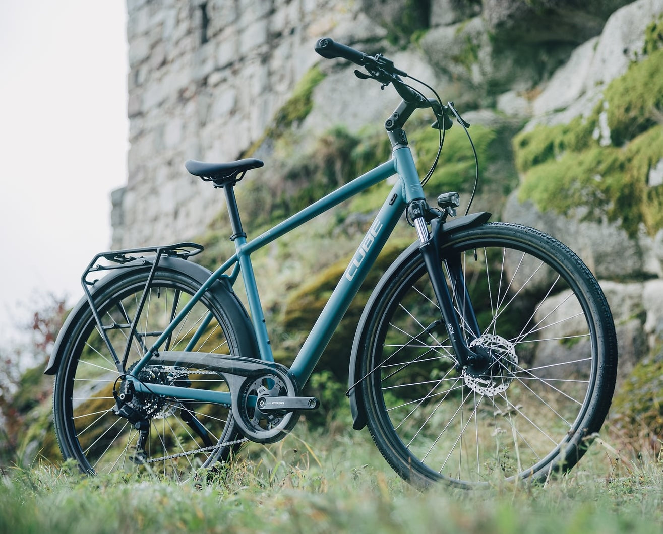 CUBE TOURING ONE 28 Trekkingrad – Bluebird´n´Grey