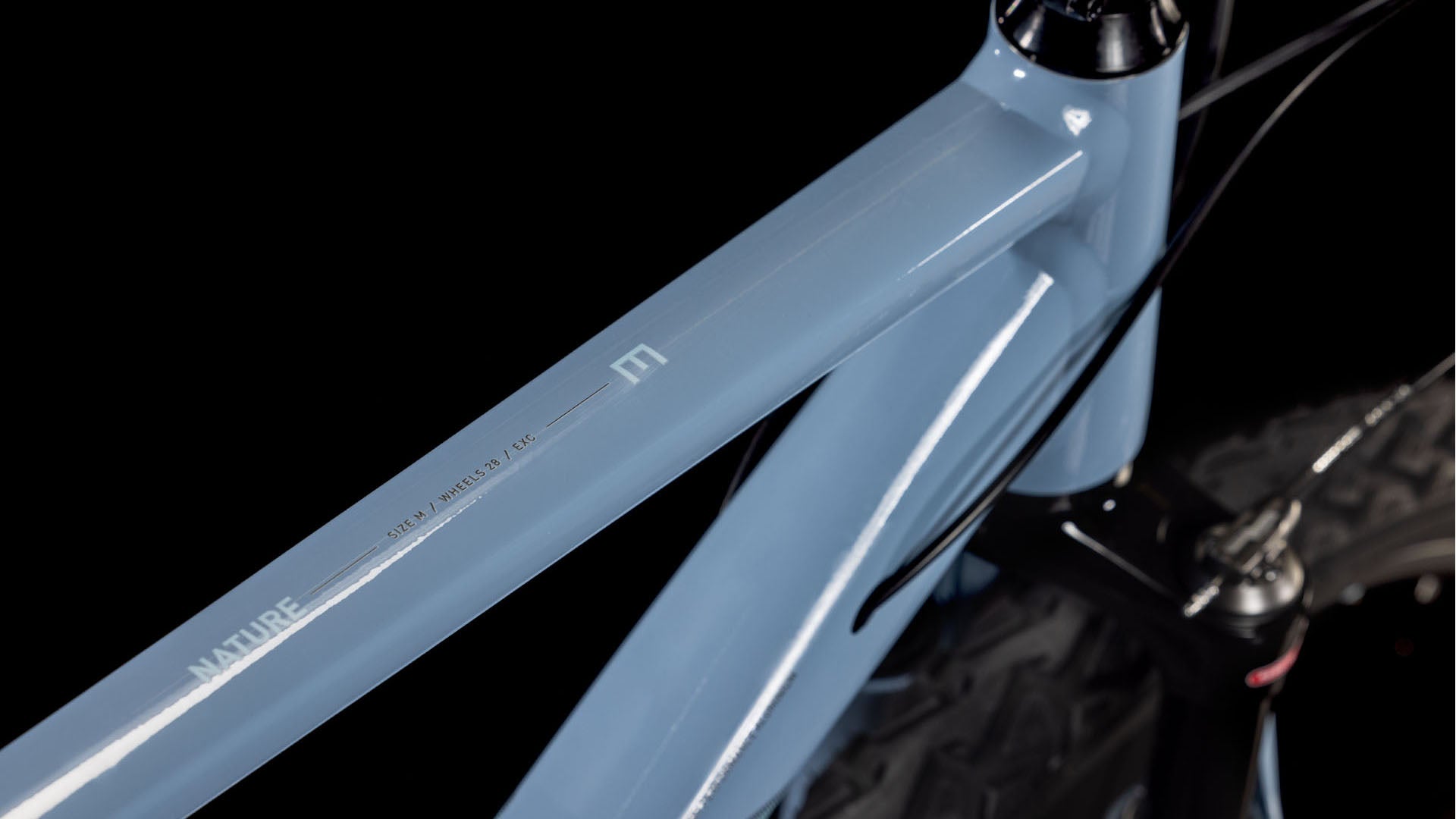 CUBE NATURE EXC 28 velosipēds - pigeonblue´n´black