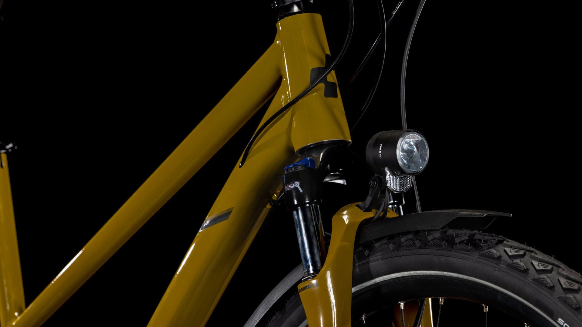 CUBE NATURE PRO ALLROAD crossbike - algodón y gris