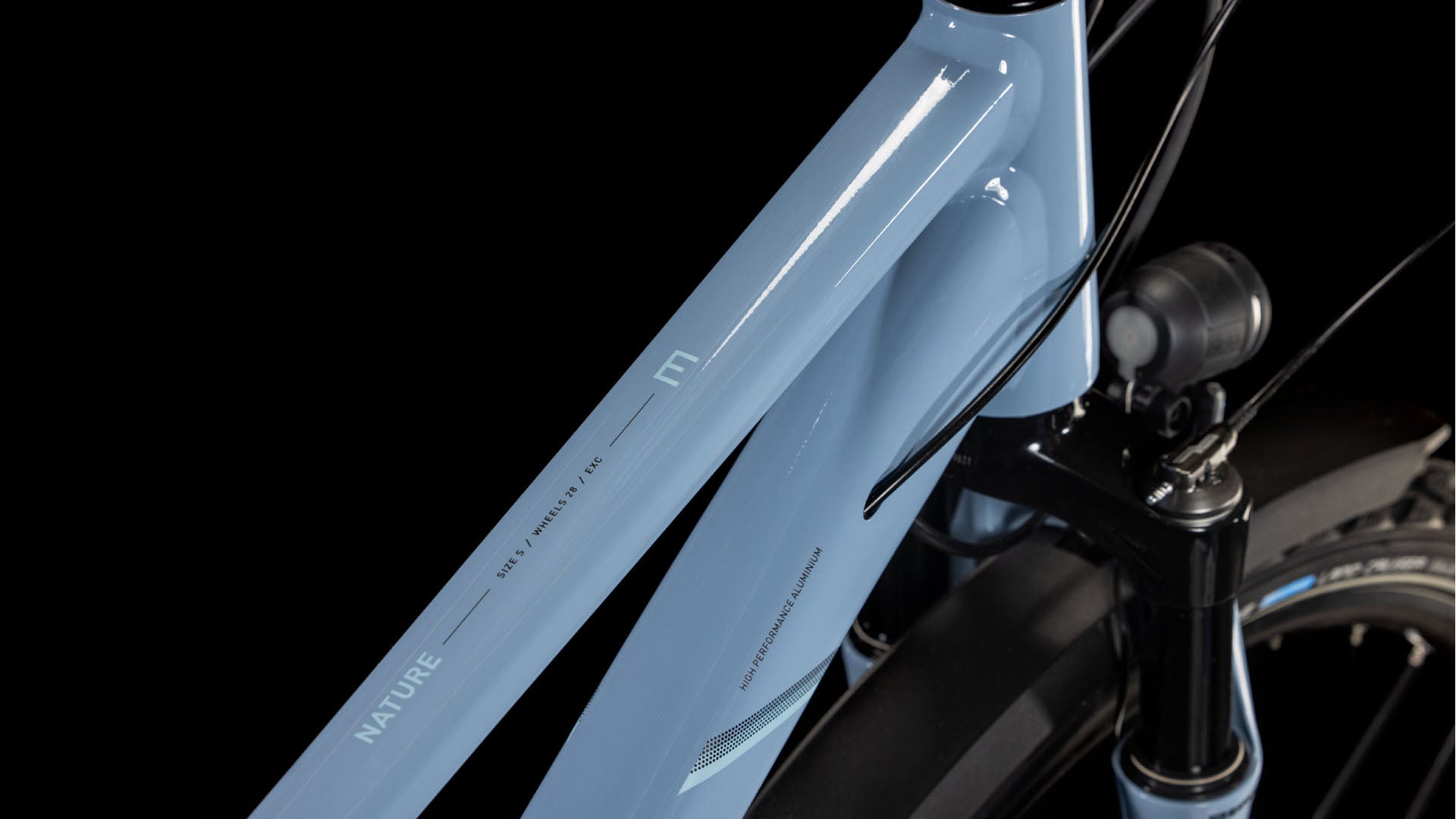 CUBE NATURE EXC ALLROAD 28 velosipēds - pigeonblue´n´black