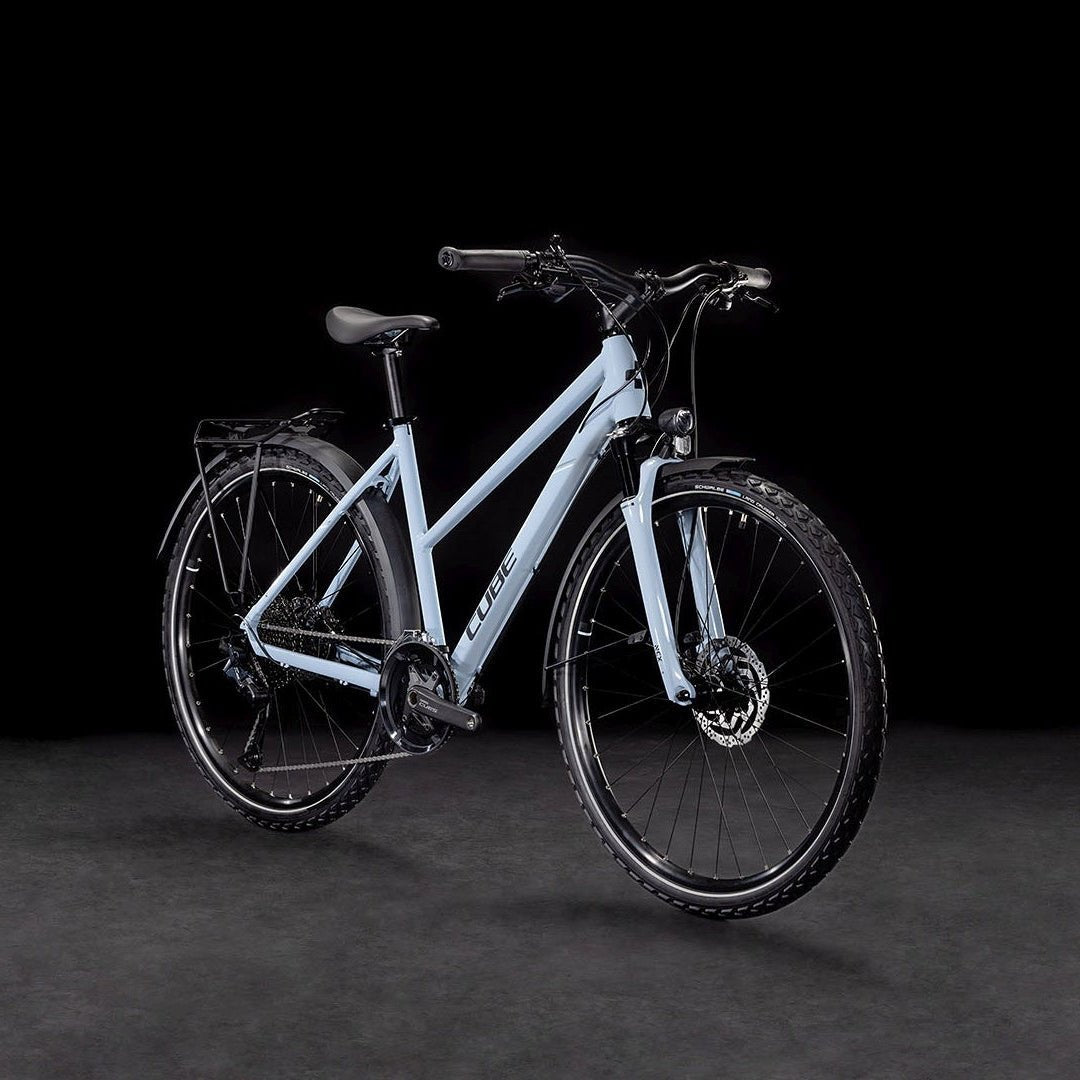 CUBE Nature EXC Allroad – Premium Trekkingbike mit Shimano 2x11 & Luftfederung – Evelostore