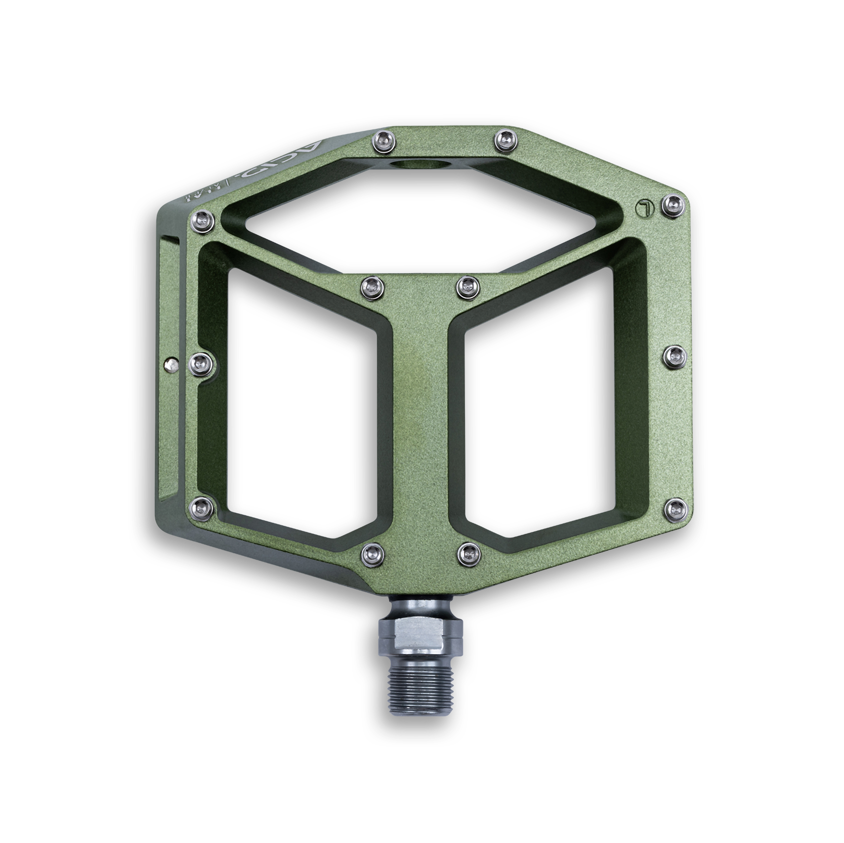 CUBE ACID FLAT A20-pedaler - oliv