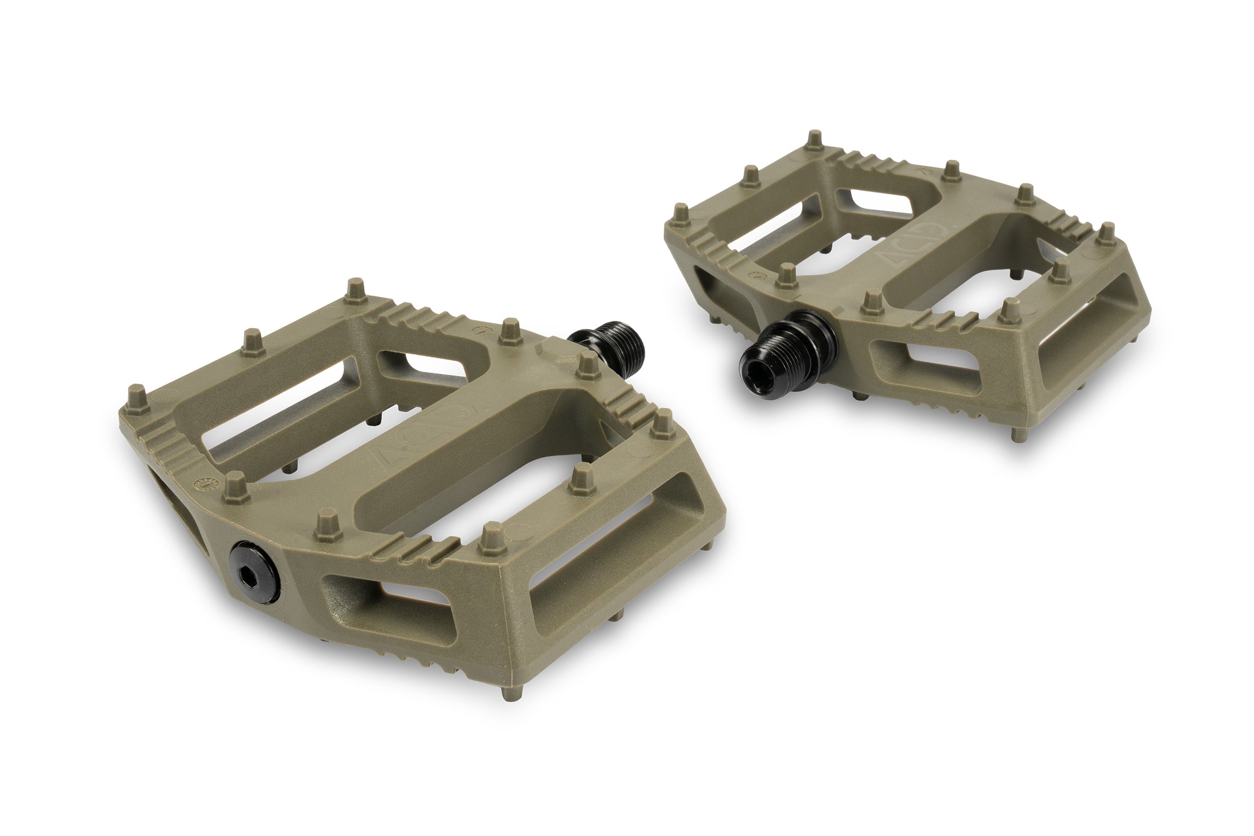 CUBE ACID FLAT C6 - ZP pedals - olive - ACID - Evelostore