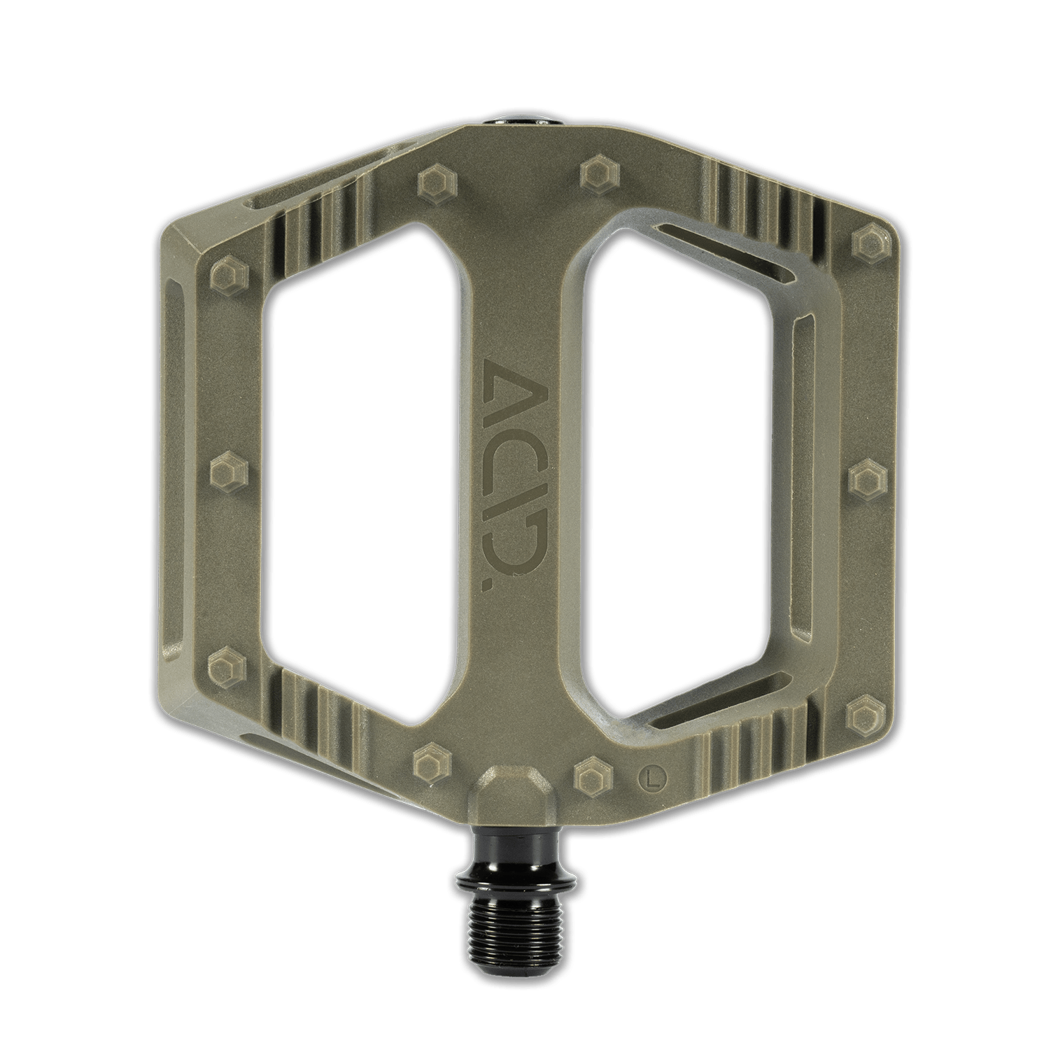 CUBE ACID FLAT C6 - ZP pedals - olive - ACID - Evelostore