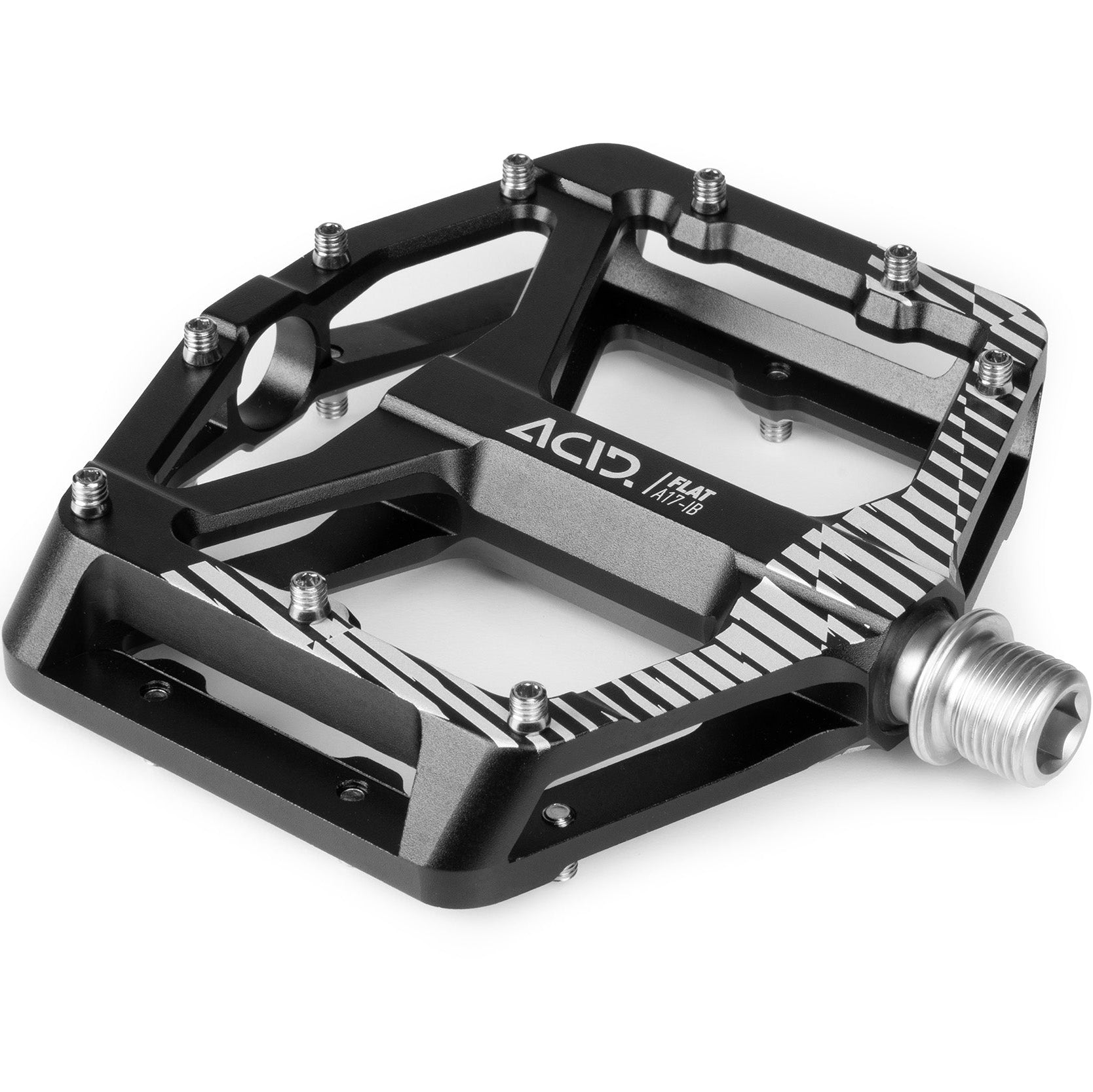 acid hybrid pedale ACID Flat A17-ib Pedals – Aluminium MTB Flat Pedals with Pins