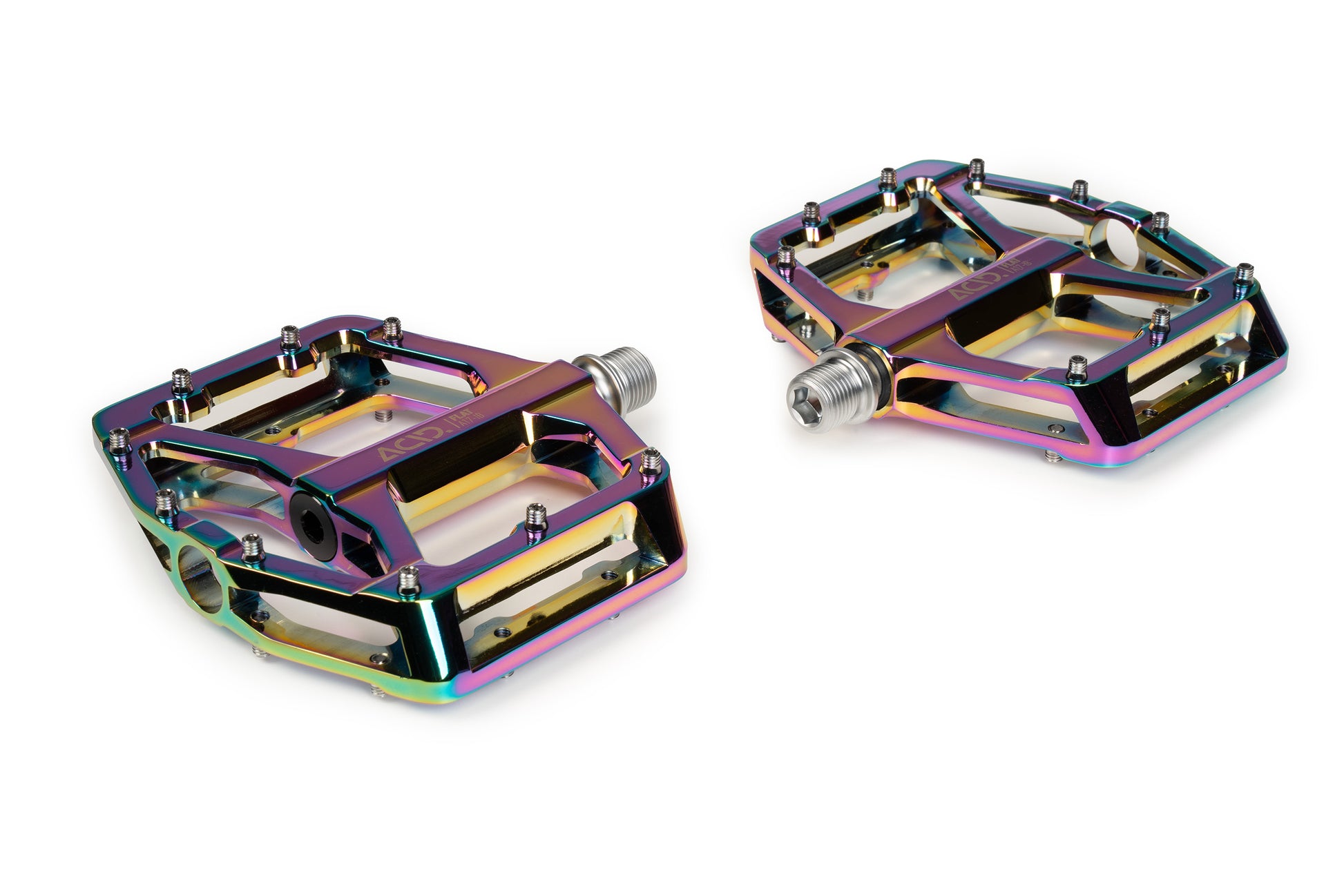 ACID FLAT A17 - IB pedals - oil slick - ACID - Evelostore