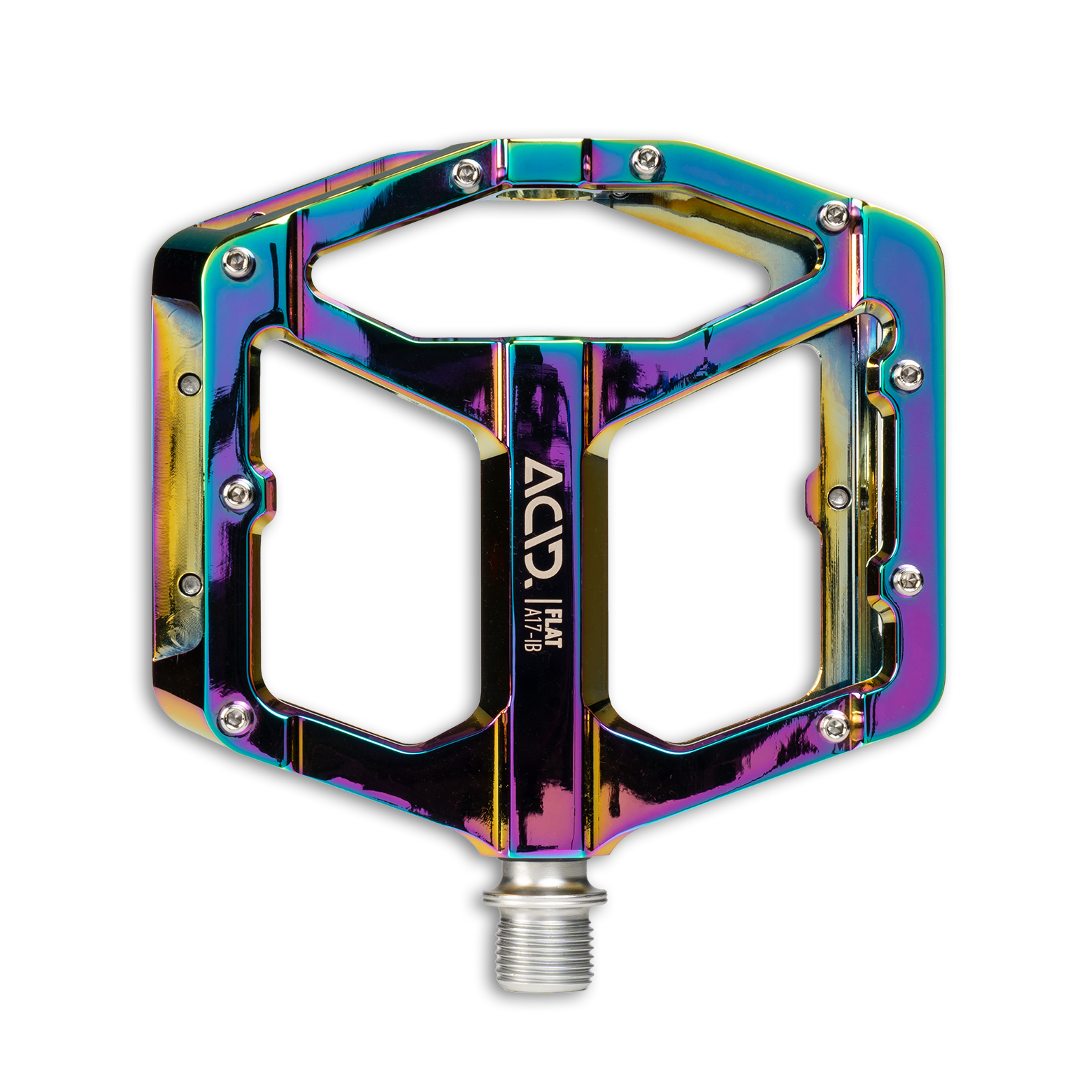 ACID FLAT A17 - IB pedals - oil slick - ACID - Evelostore