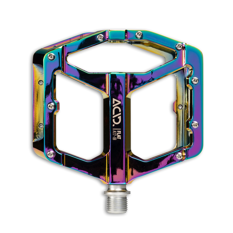 ACID FLAT A17 - IB pedals - oil slick - ACID - Evelostore