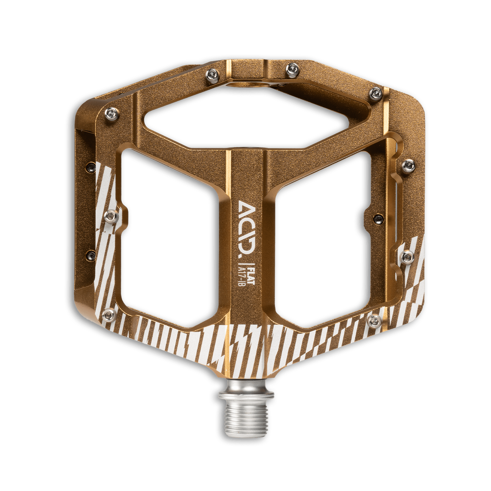 ACID FLAT A17 - IB pedals - gold - ACID - Evelostore