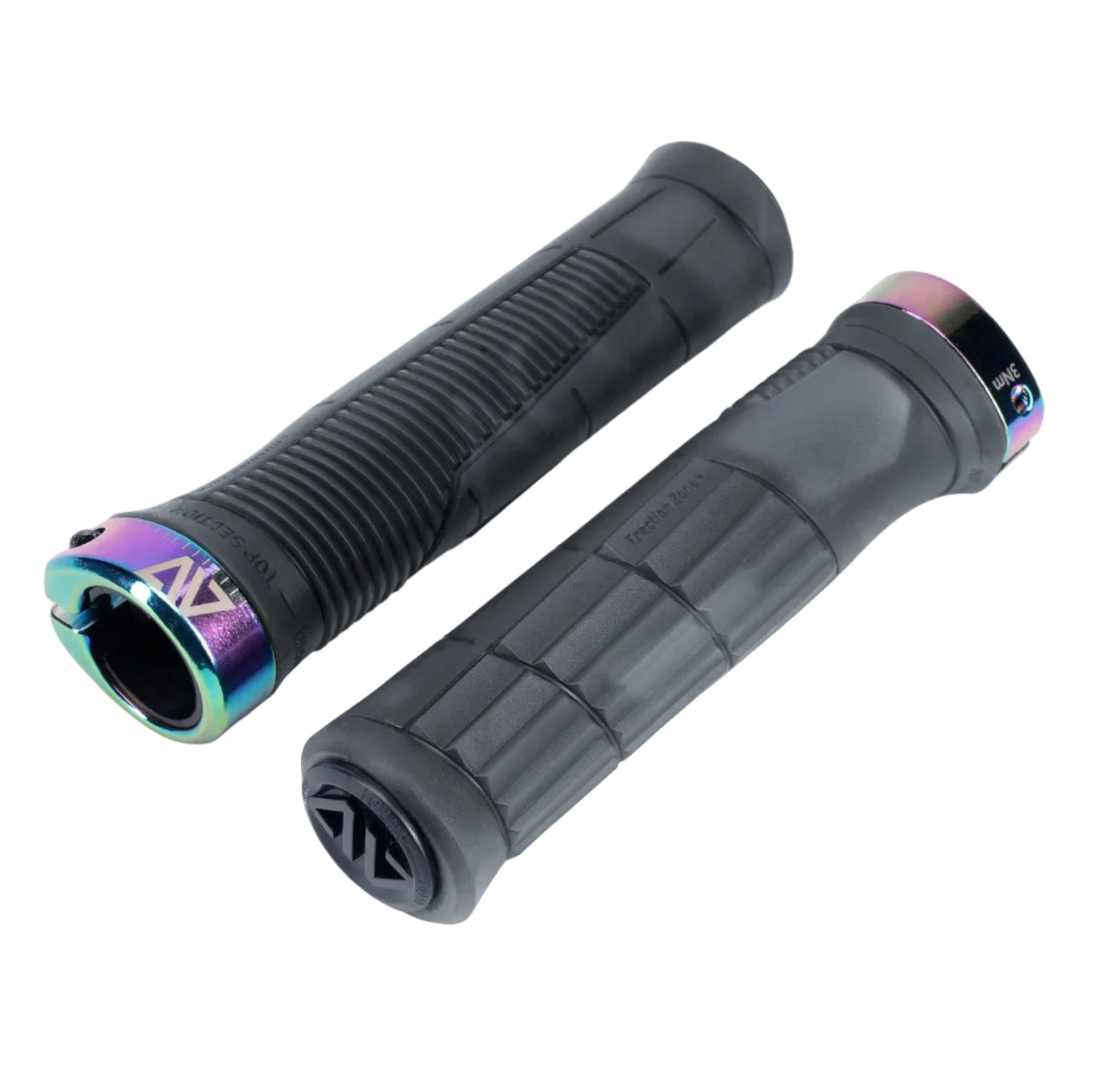 ACID ENDURO grips - translucent black ´n´ oilslick - ACID - Evelostore