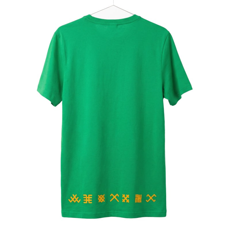 ELEVEN ROE BUCK T-shirt - green/orange