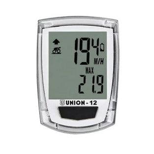 UNION 12 Bicycle Computer - white