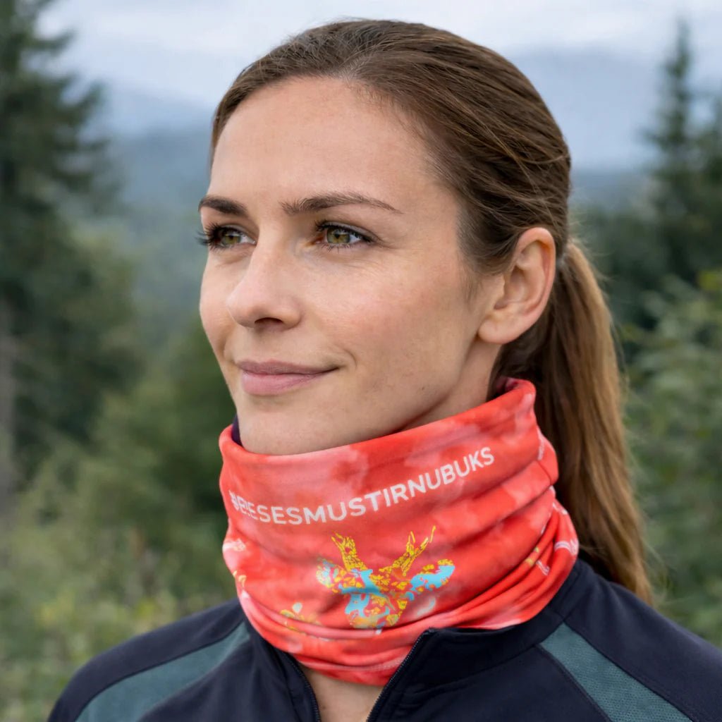 ELEVEN SPORTSWEAR scarf cap STIRNU BUKS - peach - ELEVEN SPORTSWEAR - Evelostore