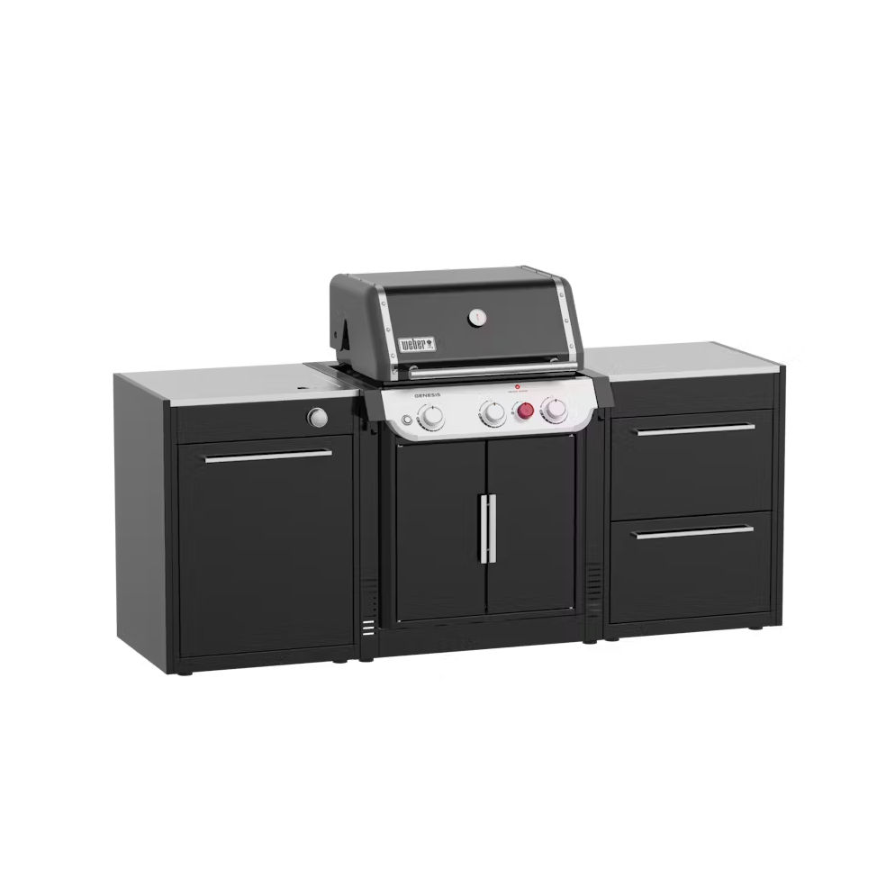 WEBER BBQ virtuvė GENESIS 300 + 2 moduliai lauko virtuvei