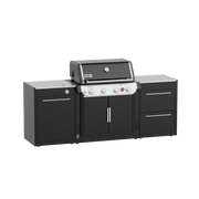 WEBER BBQ virtuvė GENESIS 400 + 2 moduliai lauko virtuvei