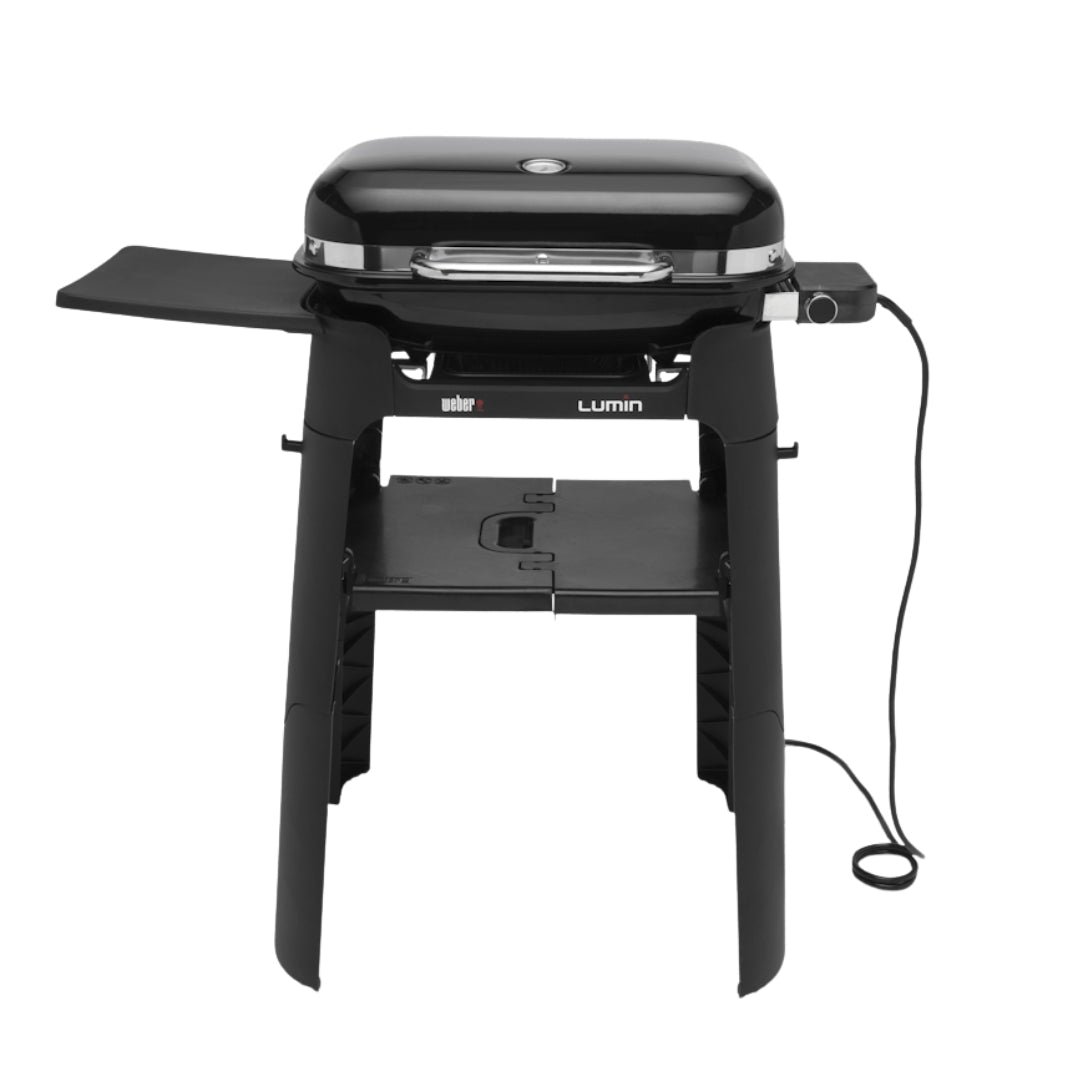 Weber electric grill compact outdoor BBQ grill for balcony tabletop electric barbecue with lid