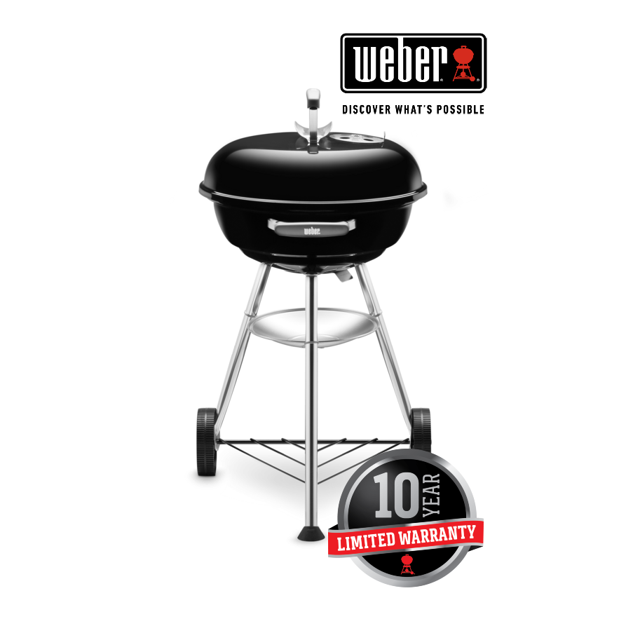 WEBER COMPACT KETTLE Kokogļu grils Ø 47 cm, 1221004