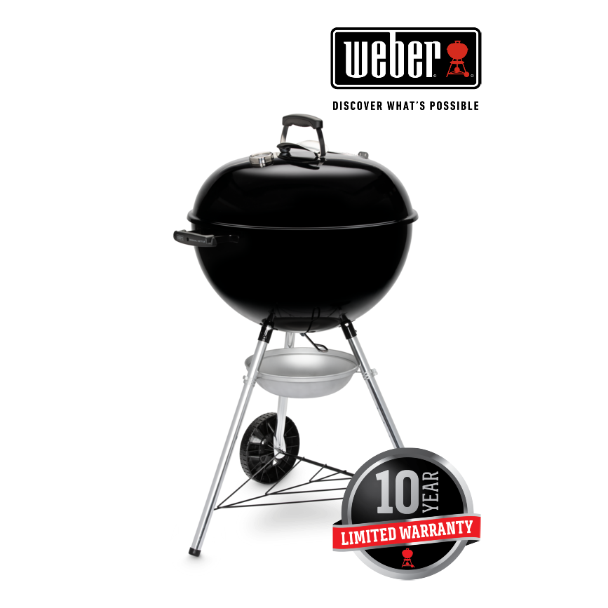 WEBER ORIGINAL KETTLE® E-4710 Ogļu grils Ø 47 cm, 13101004