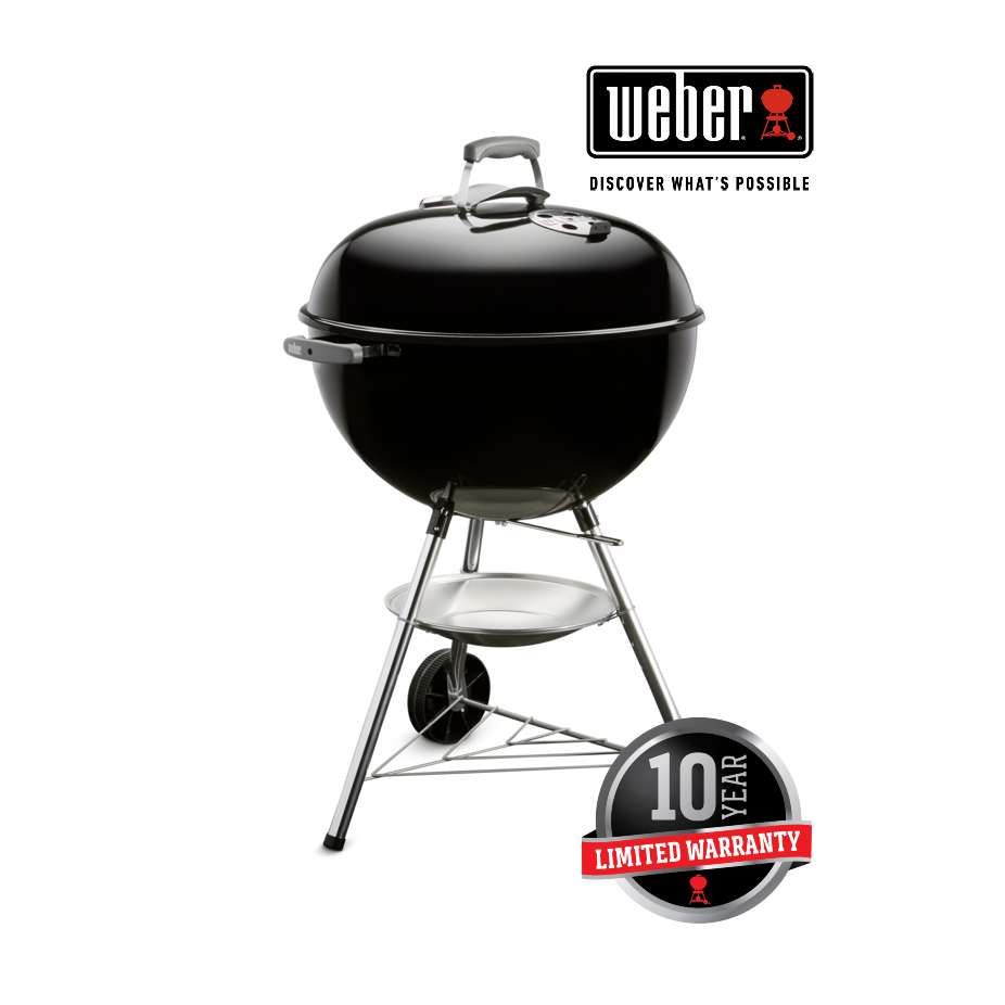 WEBER CLASSIC KETTLE 57 cm Ogļu grils melns, 1341504