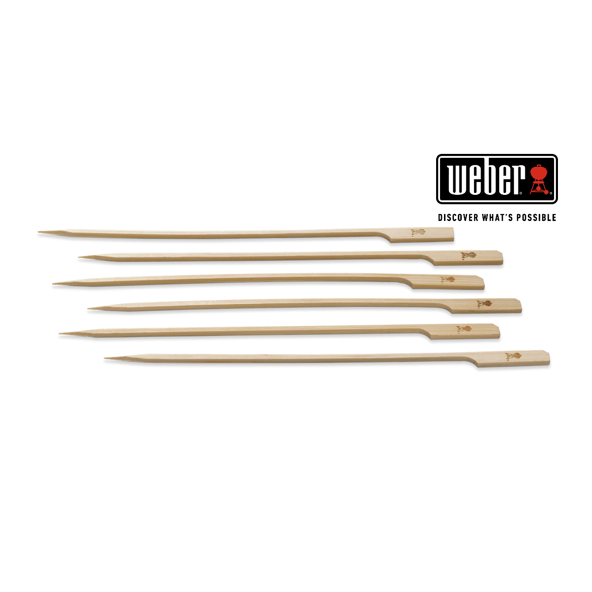WEBER SKEWER PACK - BAMBOO, 25 pcs, 6608 - WEBER - Evelostore