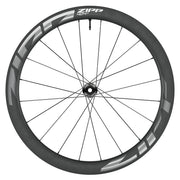 Rueda trasera ZIPP 404 S Carbon Tubeless Disc 700C - Logotipos gris oscuro