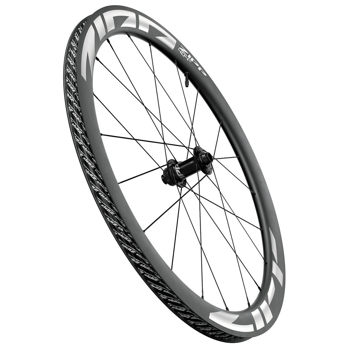 ZIPP 404 S süsinikkiust tubeless-ketaspiduri esiratas 700C – valge graafika